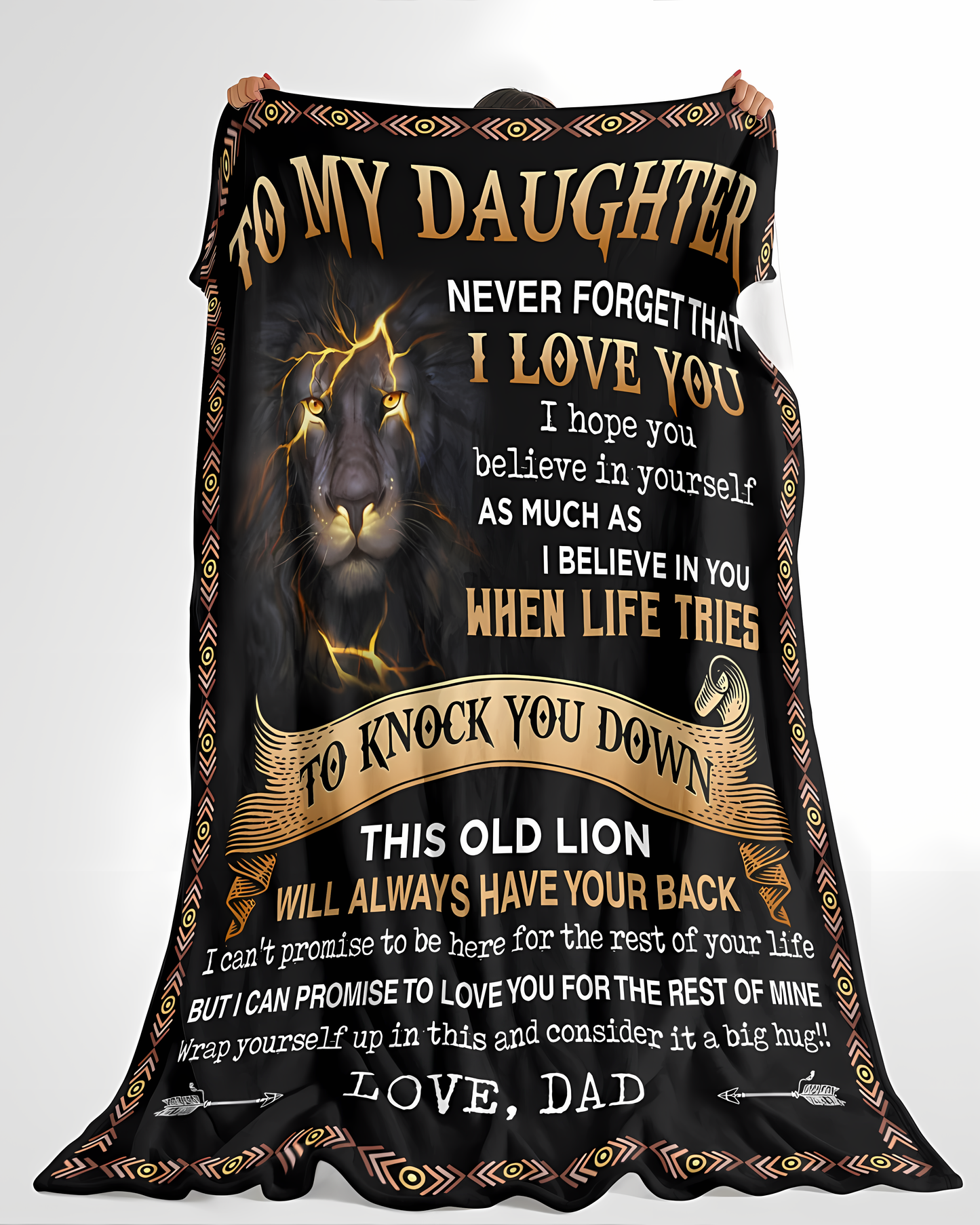 Special Gift For Your Daughter Blanket - From Dad
