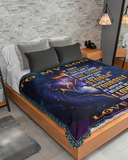 Special Gift For Your Son Blanket - From Dad