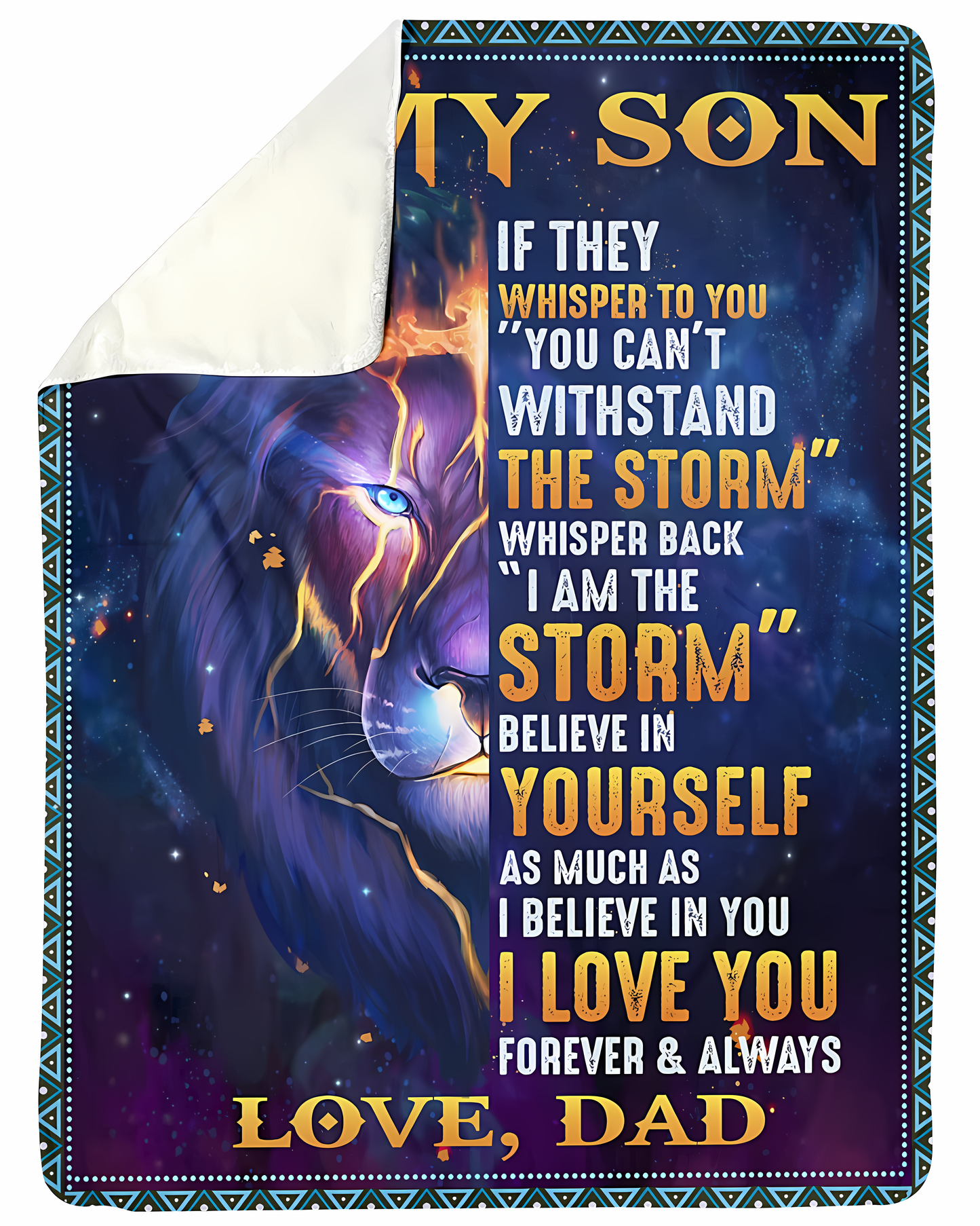 Special Gift For Your Son Blanket - From Dad