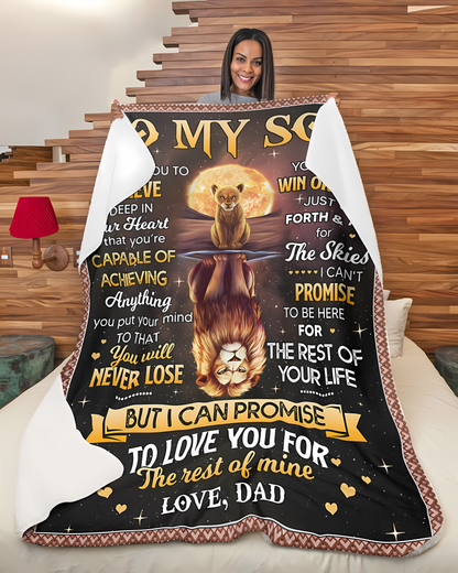 Special Gift For Your Son Blanket - From Dad