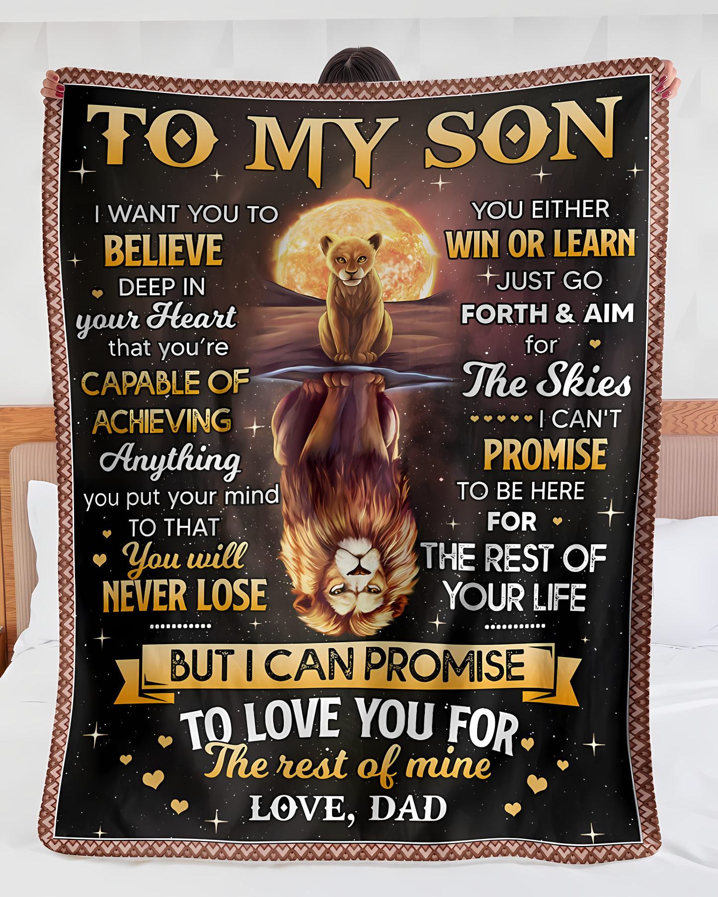 Special Gift For Your Son Blanket - From Dad