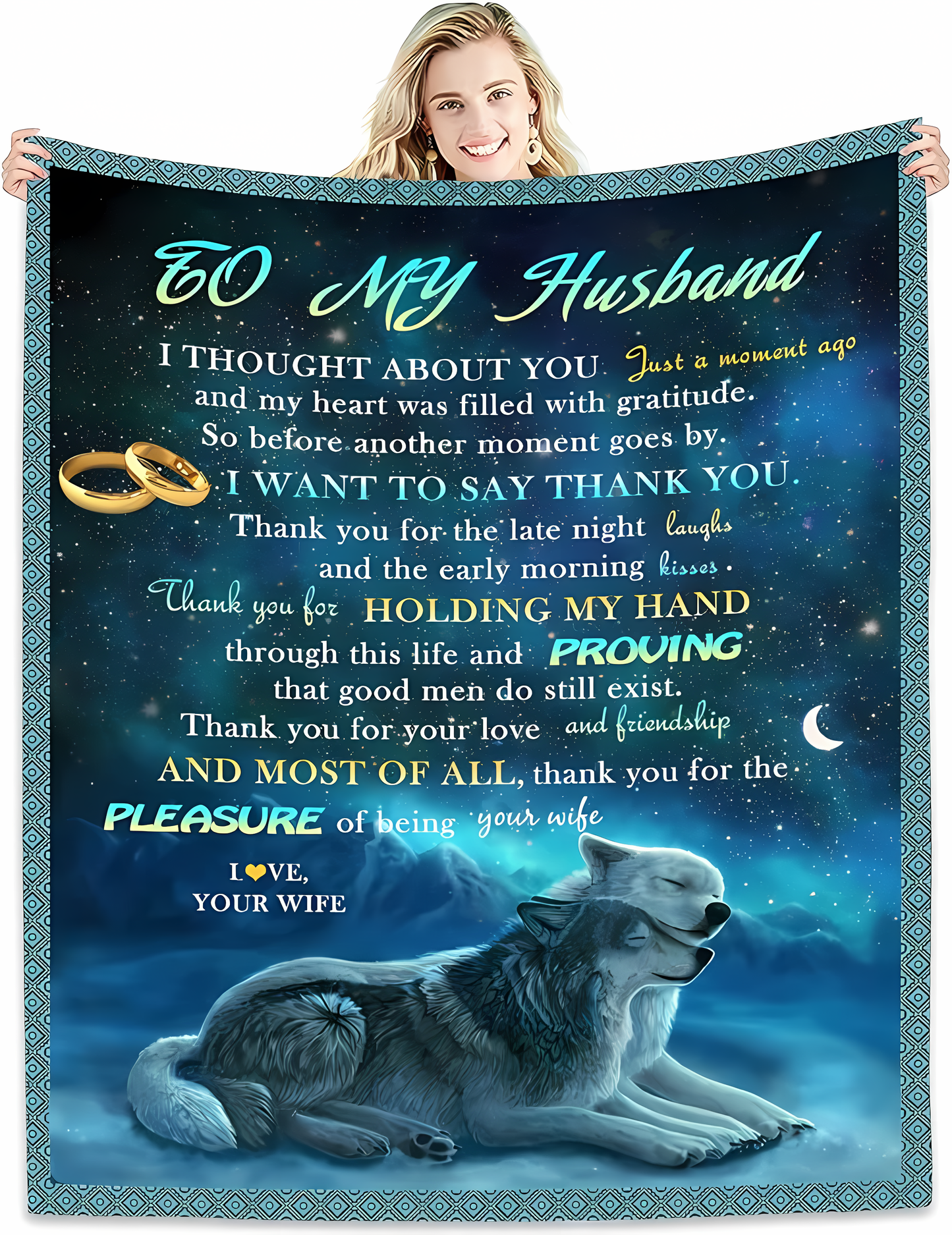 Special Gift For Your Husband Blanket - From Wife