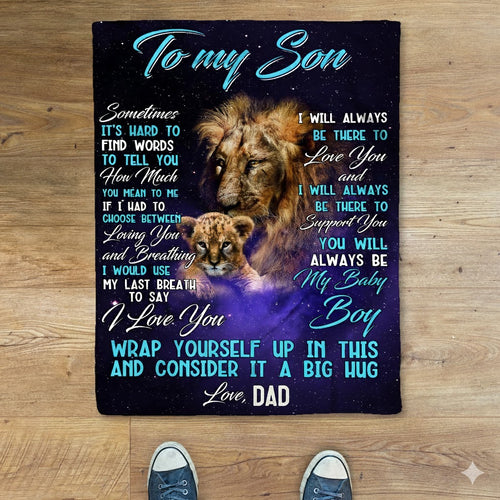 Special Gift For Your Son Blanket - From Dad