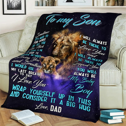 Special Gift For Your Son Blanket - From Dad