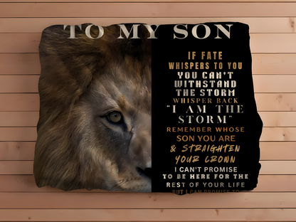 Special Gift For Your Son Blanket - From Mom