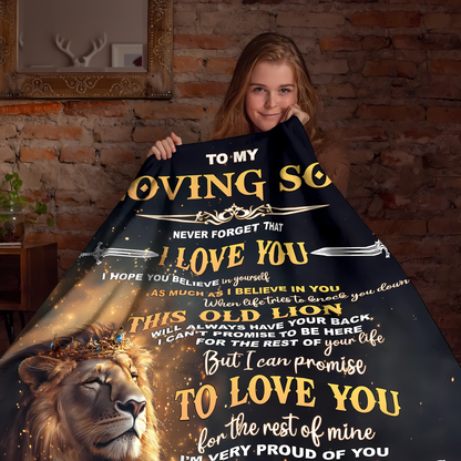 Special Gift For Your Son Blanket - From Dad