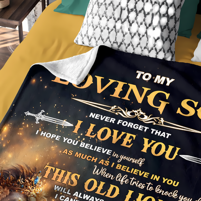 Special Gift For Your Son Blanket - From Dad