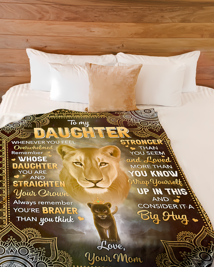 Special Gift For Your Daughter Blanket - From Mom