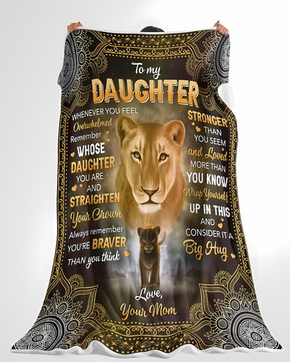 Special Gift For Your Daughter Blanket - From Mom