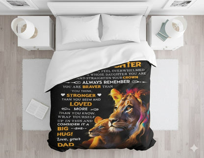 Special Gift For Your Daughter Blanket - From Dad