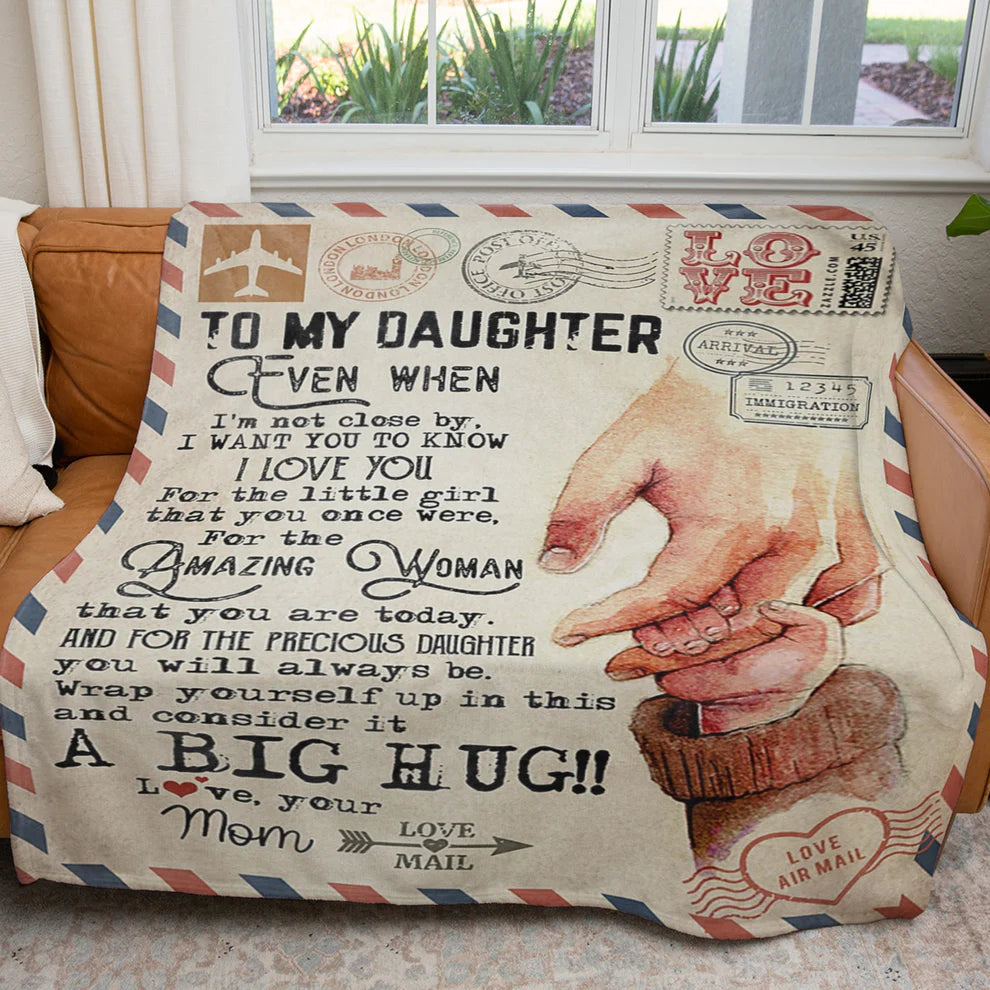 Special Gift For Your Daughter Blanket - From Mom