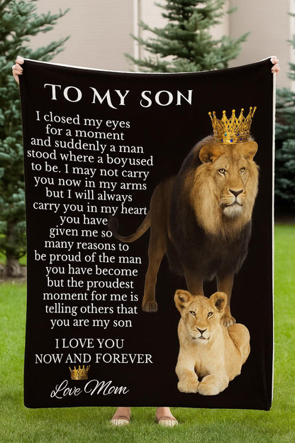 Special Gift For Your Son Blanket - From Mom