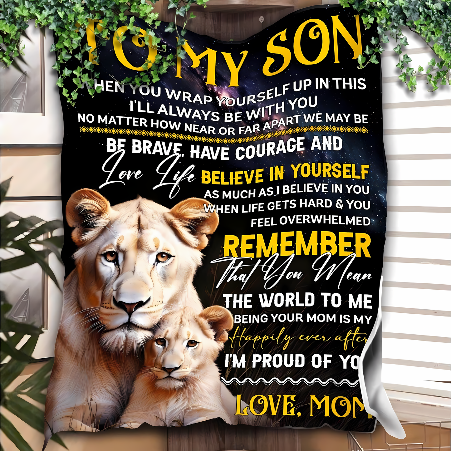 Special Gift For Your Son Blanket - From Mom