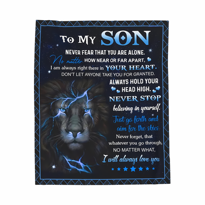 Special Gift For Your Son Blanket - From Mom