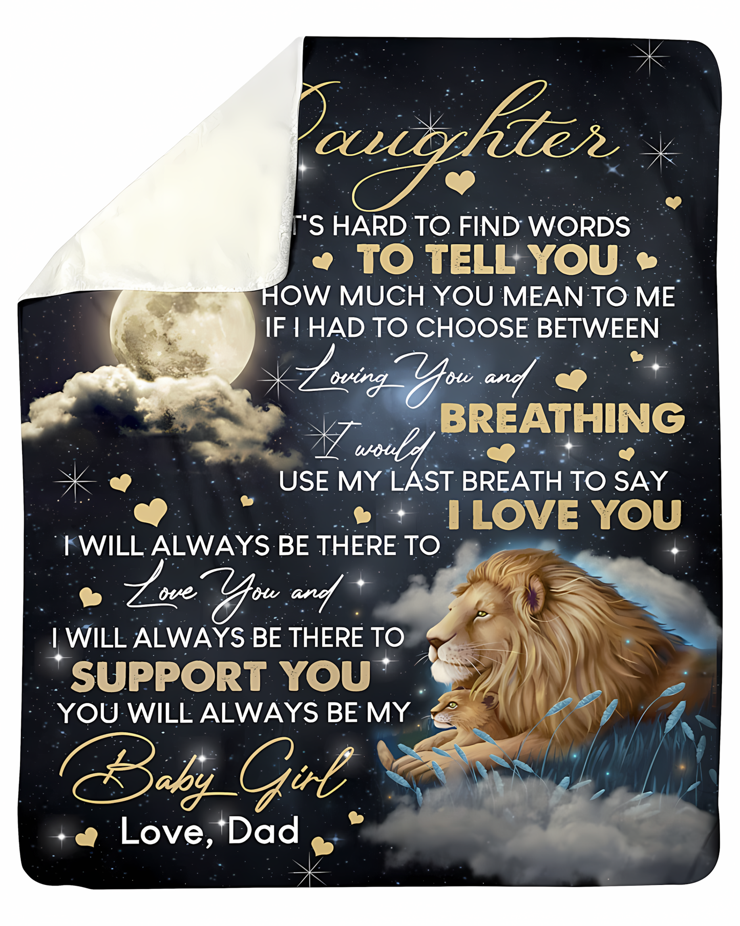 Special Gift For Your Daughter Blanket - From Dad