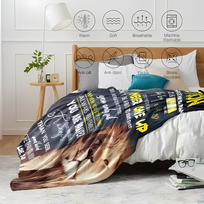 Special Gift For Your Son Blanket - From Dad