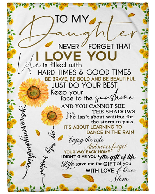 Special Gift For Your Daughter Blanket - From Mom