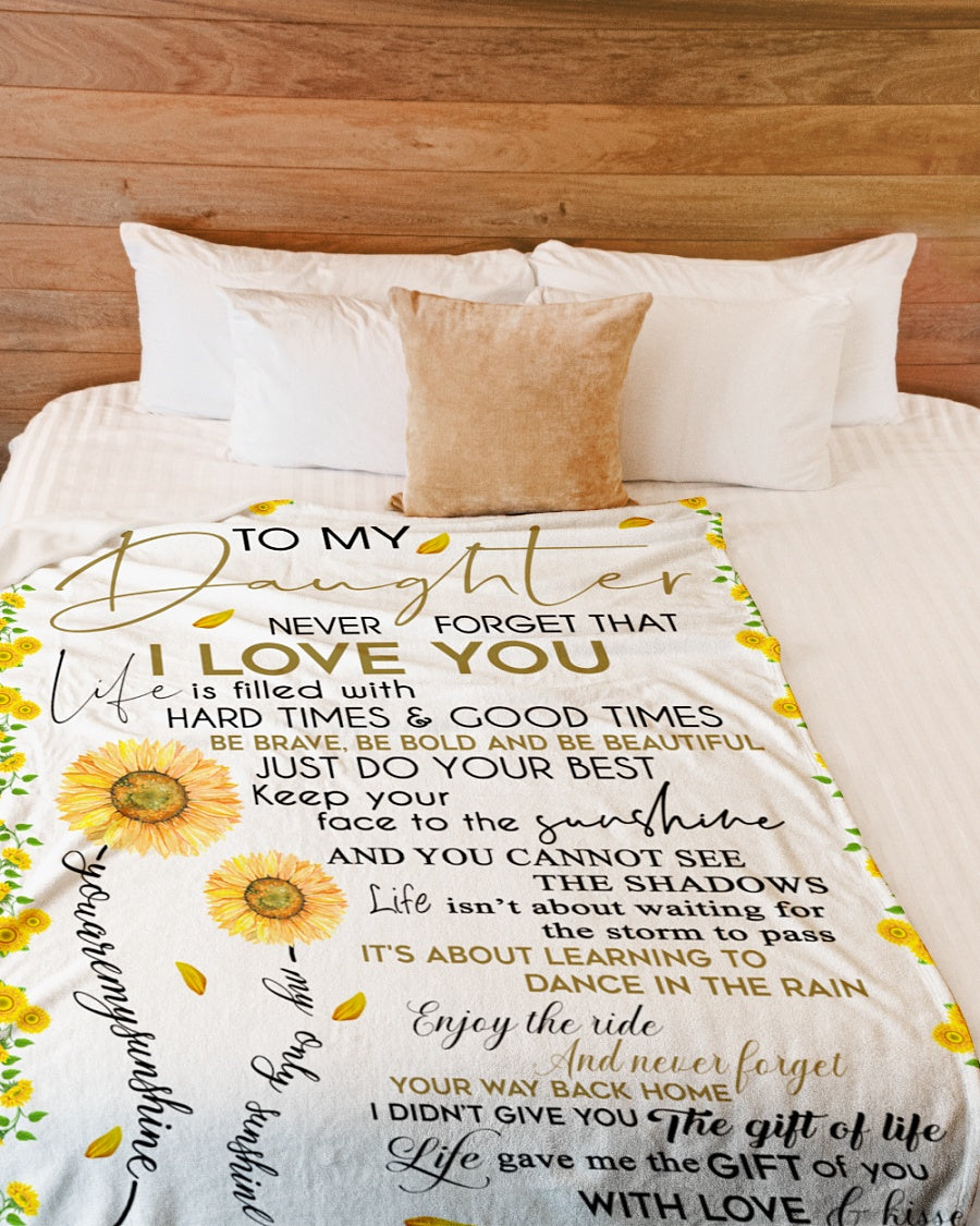 Special Gift For Your Daughter Blanket - From Mom