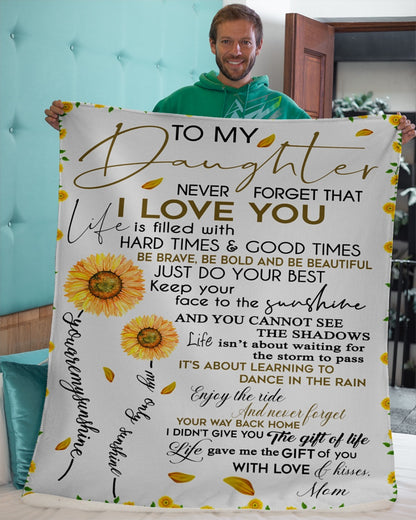 Special Gift For Your Daughter Blanket - From Mom