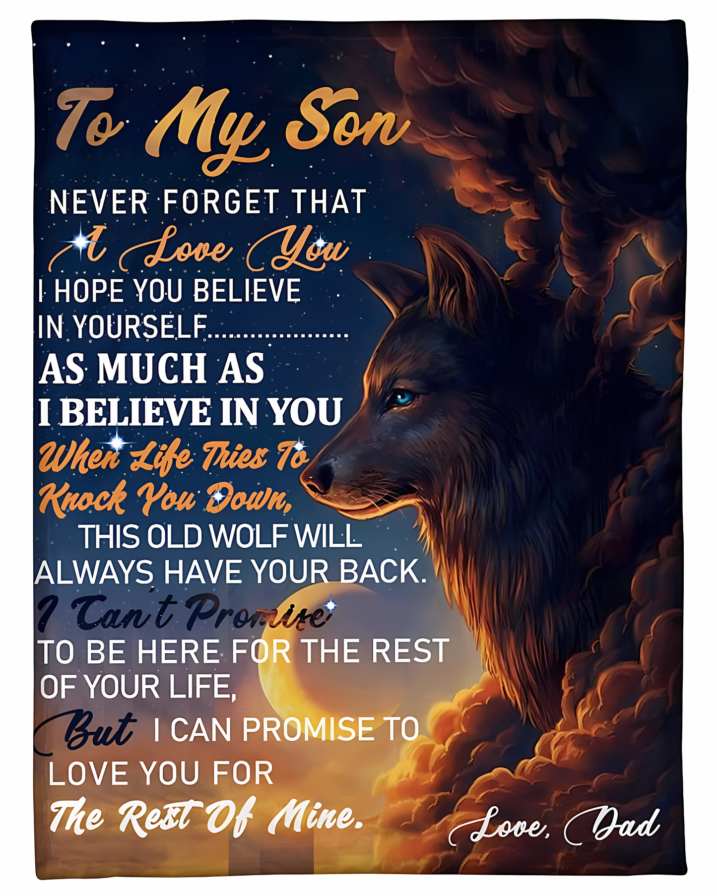 Special Gift For Your Son Blanket - From Dad