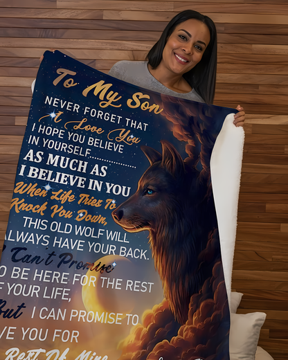 Special Gift For Your Son Blanket - From Dad