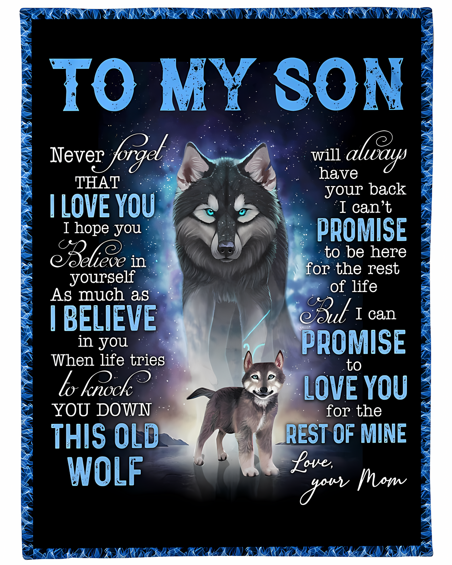 Special Gift For Your Son Blanket - From Mom