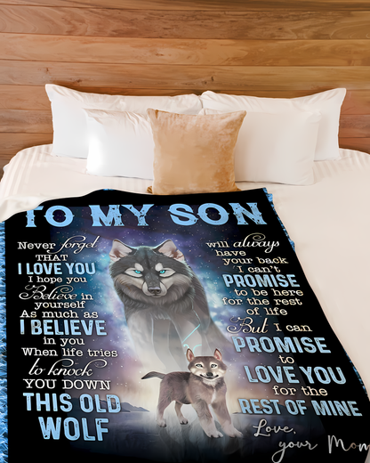 Special Gift For Your Son Blanket - From Mom