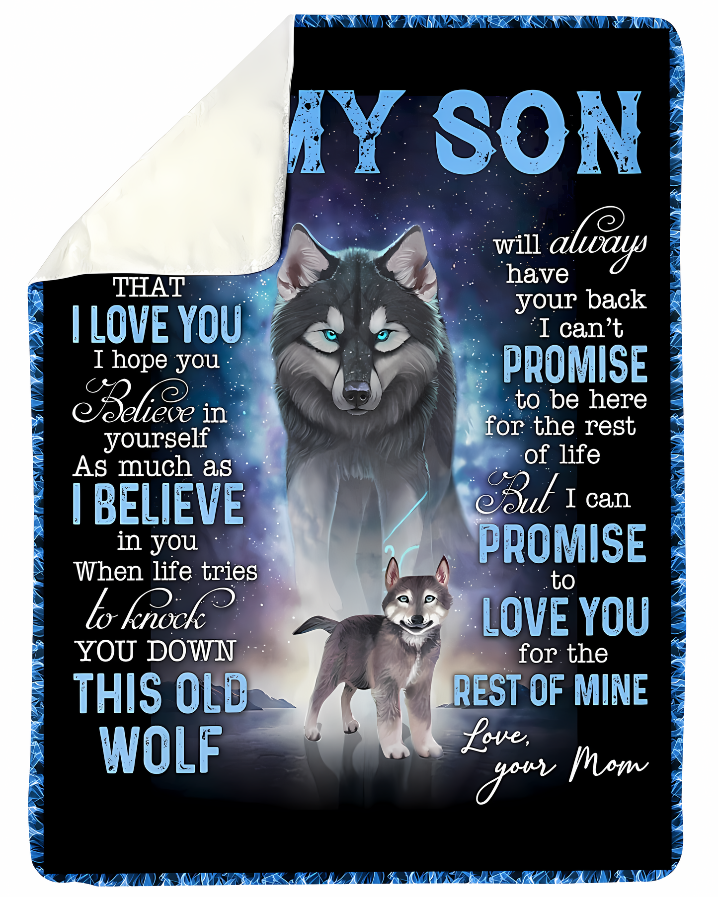 Special Gift For Your Son Blanket - From Mom