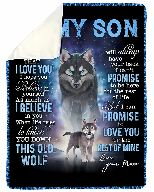 Special Gift For Your Son Blanket - From Mom