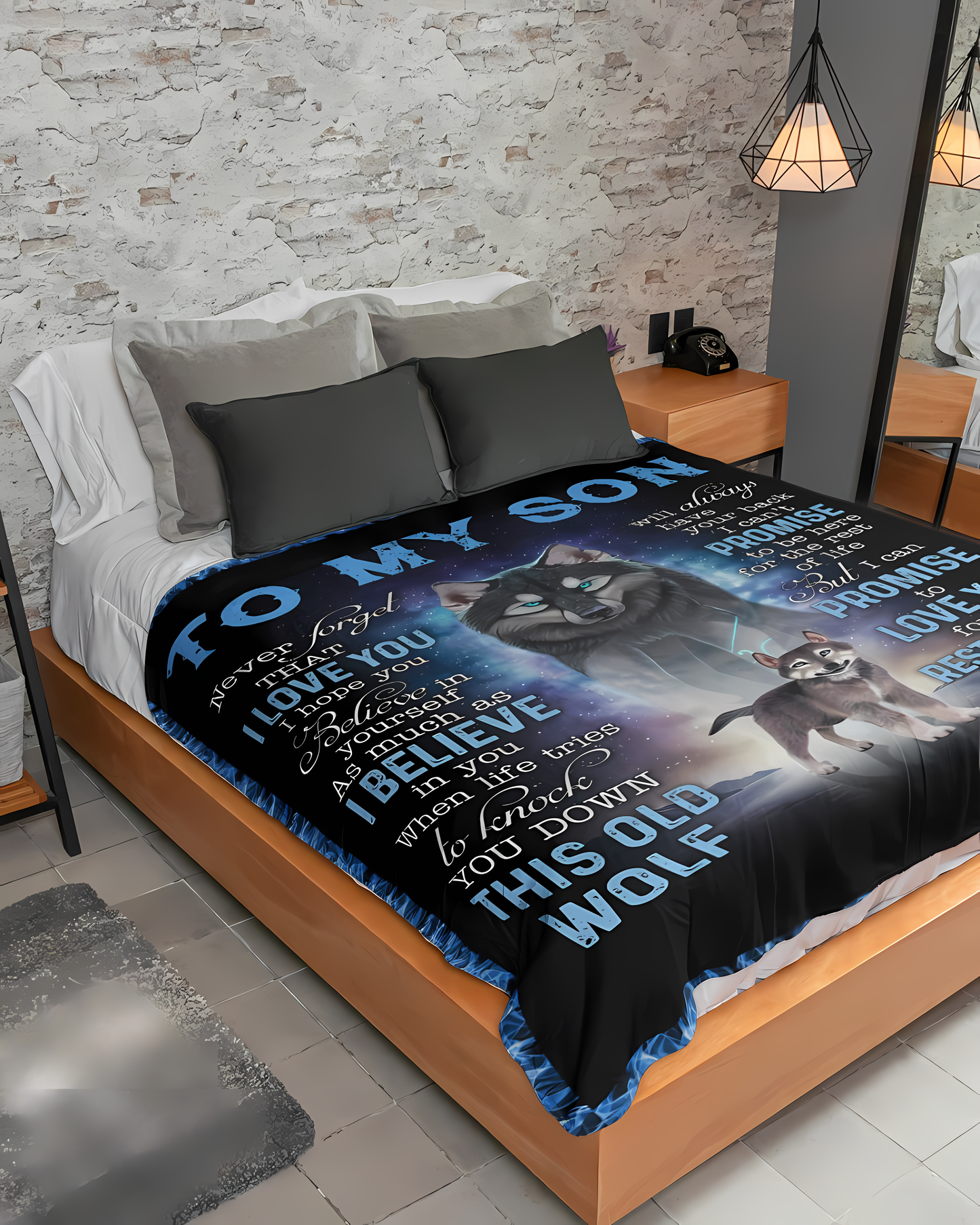 Special Gift For Your Son Blanket - From Mom