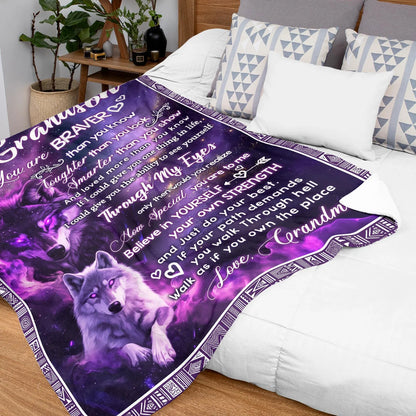 Special Gift For Your Grandson Blanket - From Grandma