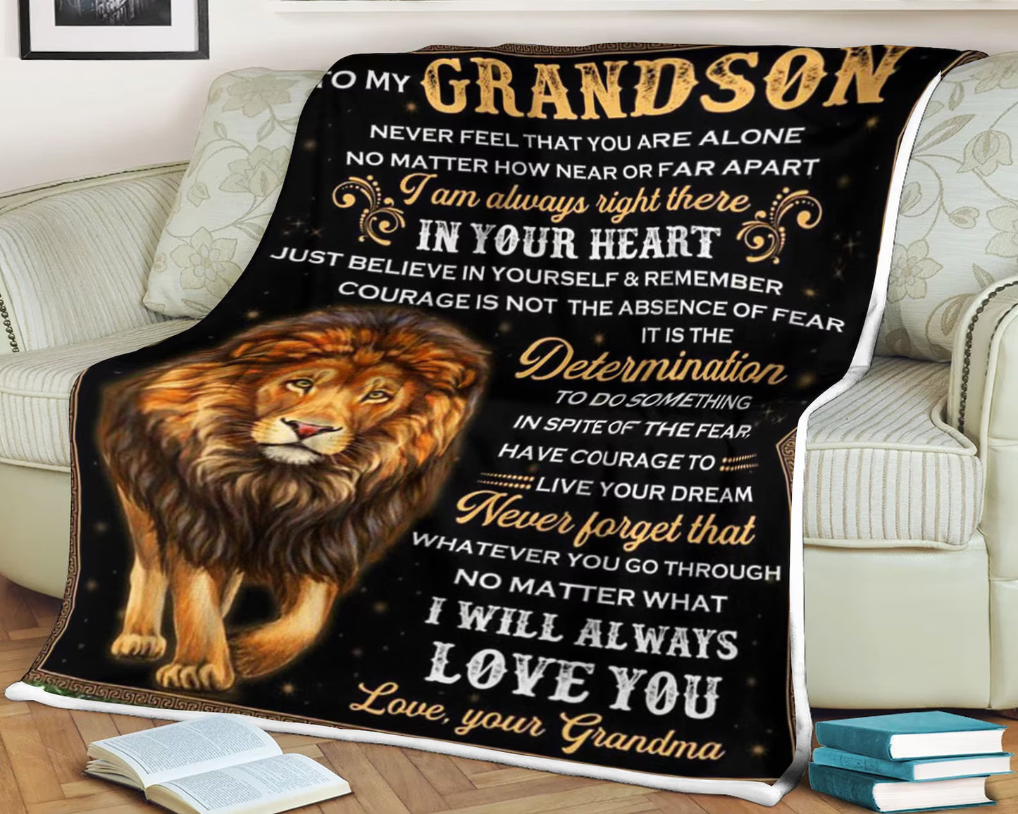 Special Gift For Your Grandson Blanket - From Grandma