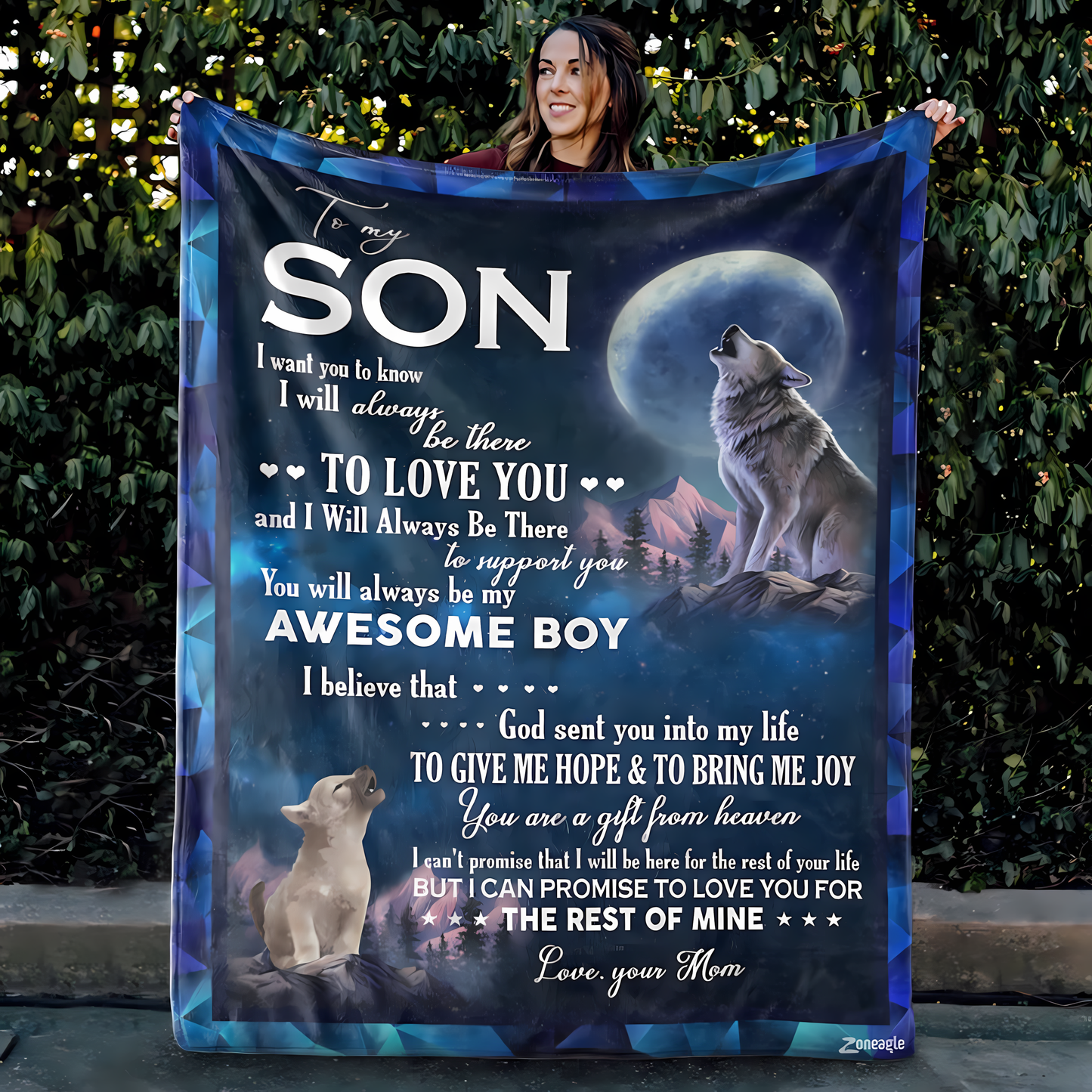 Special Gift For Your Son Blanket - From Mom