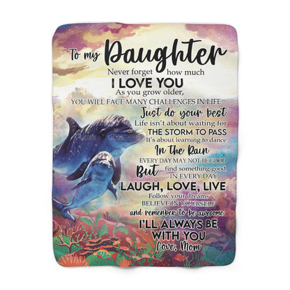 Special Gift For Your Daughter Blanket - From Mom