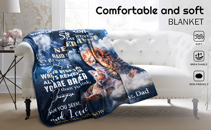 Special Gift For Your Son Blanket - From Dad