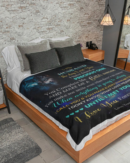 Special Gift For Your Husband Blanket - From Wife (SKUB12-132)