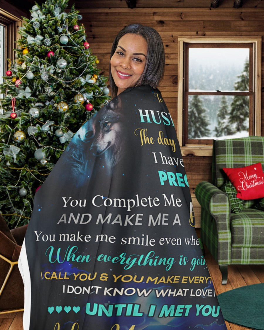 Special Gift For Your Husband Blanket - From Wife (SKUB12-132)