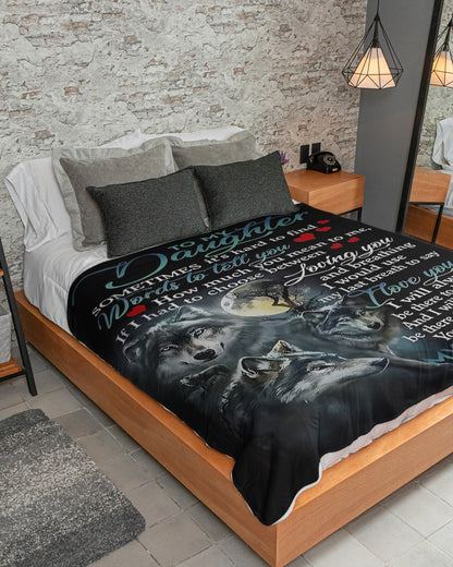 Special Gift For Your Daughter Blanket - From Mom (SKUB12-151)