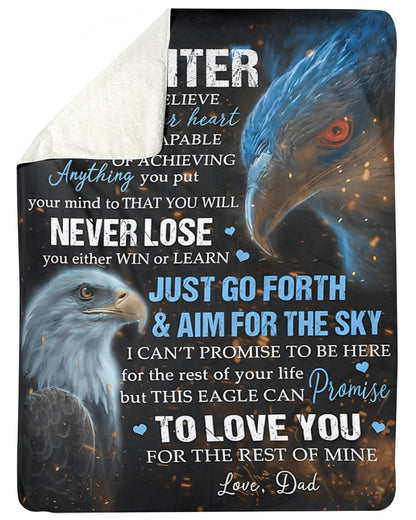 Special Gift For Your Daughter Blanket - From Dad