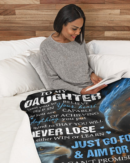 Special Gift For Your Daughter Blanket - From Dad