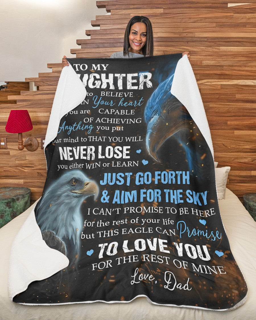 Special Gift For Your Daughter Blanket - From Dad