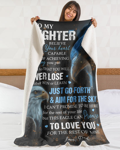 Special Gift For Your Daughter Blanket - From Dad