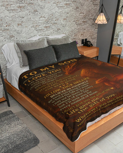 Special Gift For Your Son Blanket - From Dad (SKUB-DAD-DT00)