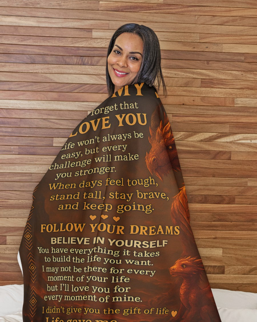 Special Gift For Your Son Blanket - From Dad (SKUB-DAD-DT00)