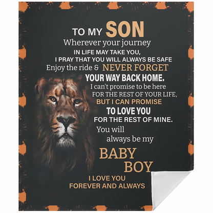 Special Gift For Your Son Blanket - From Mom