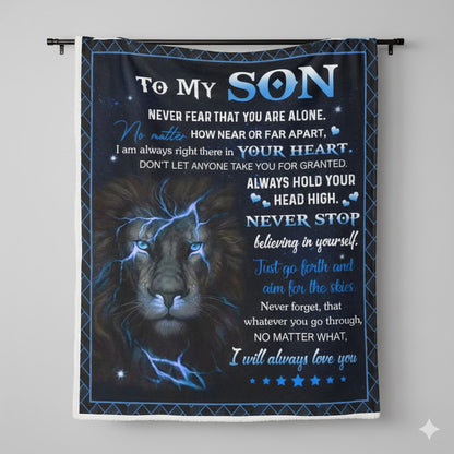 Special Gift For Your Son Blanket - From Mom