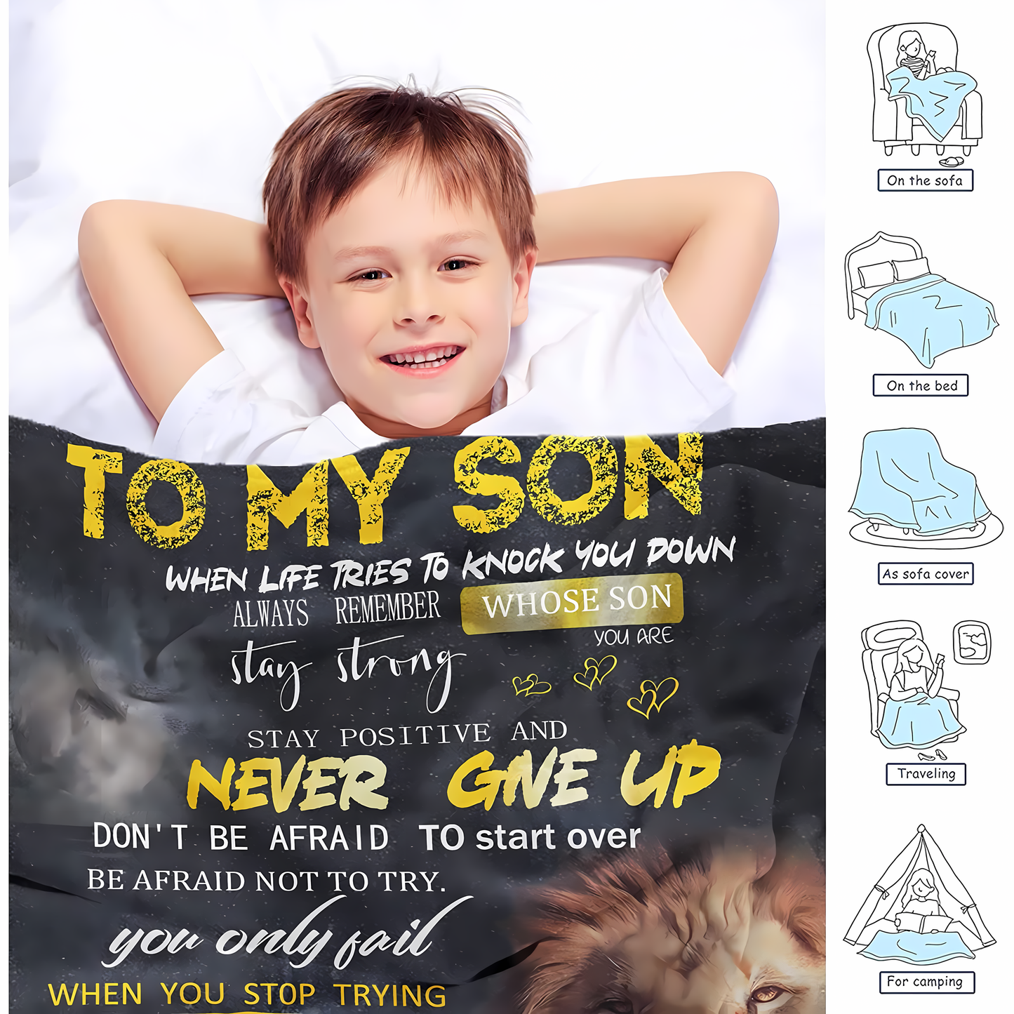 Special Gift For Your Son Blanket - From Dad