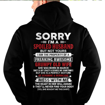 March - Spoiled Husband - Perfect Gift From Wife - SNOW03 (SKU11-02-03)