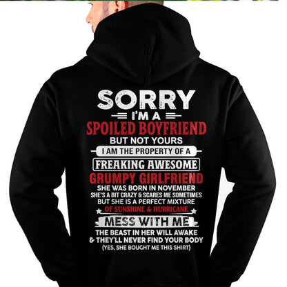 November - Spoiled Boyfriend - Perfect Gift From Girlfriend - SNOW11 (SKU11-18-11)