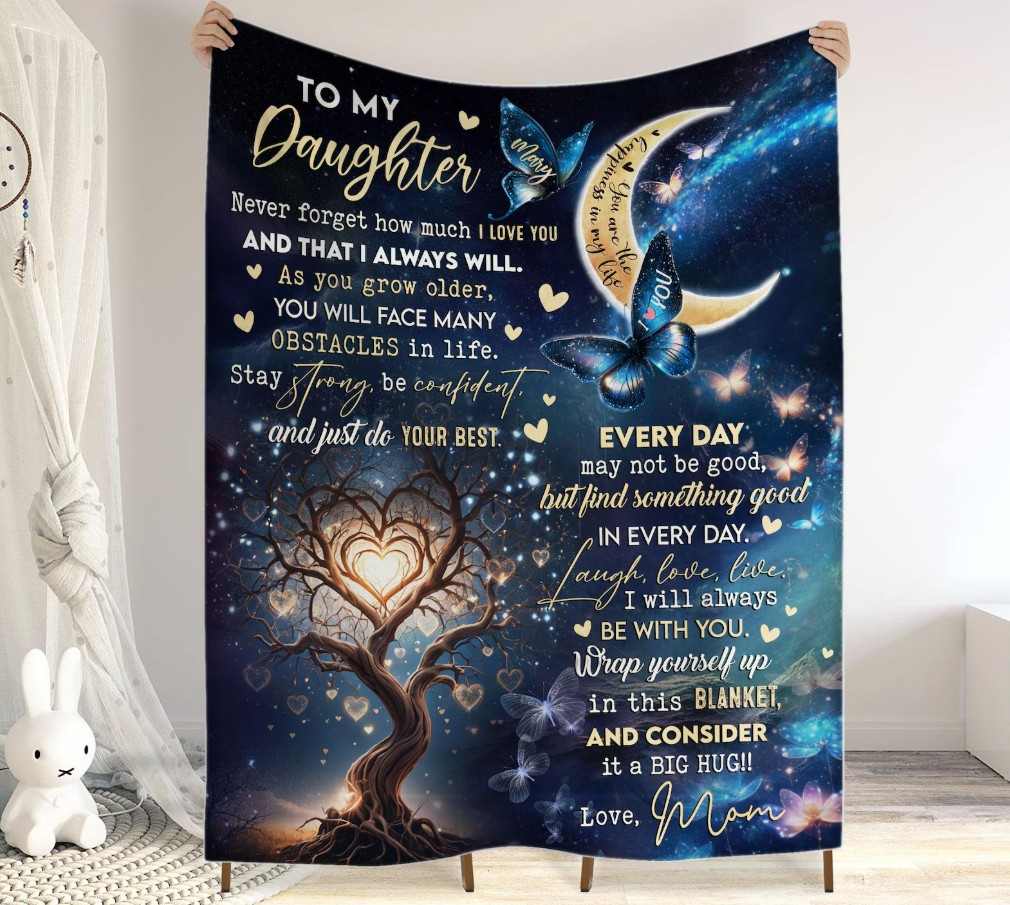 Special Gift For Daughter - From Mom Blanket (SKUB08-77)